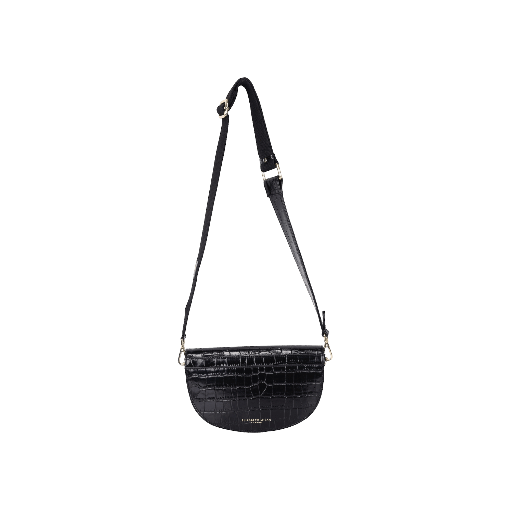 The Duchess Crossbody Clutch - Midnight Noire - Elizabeth Milan London