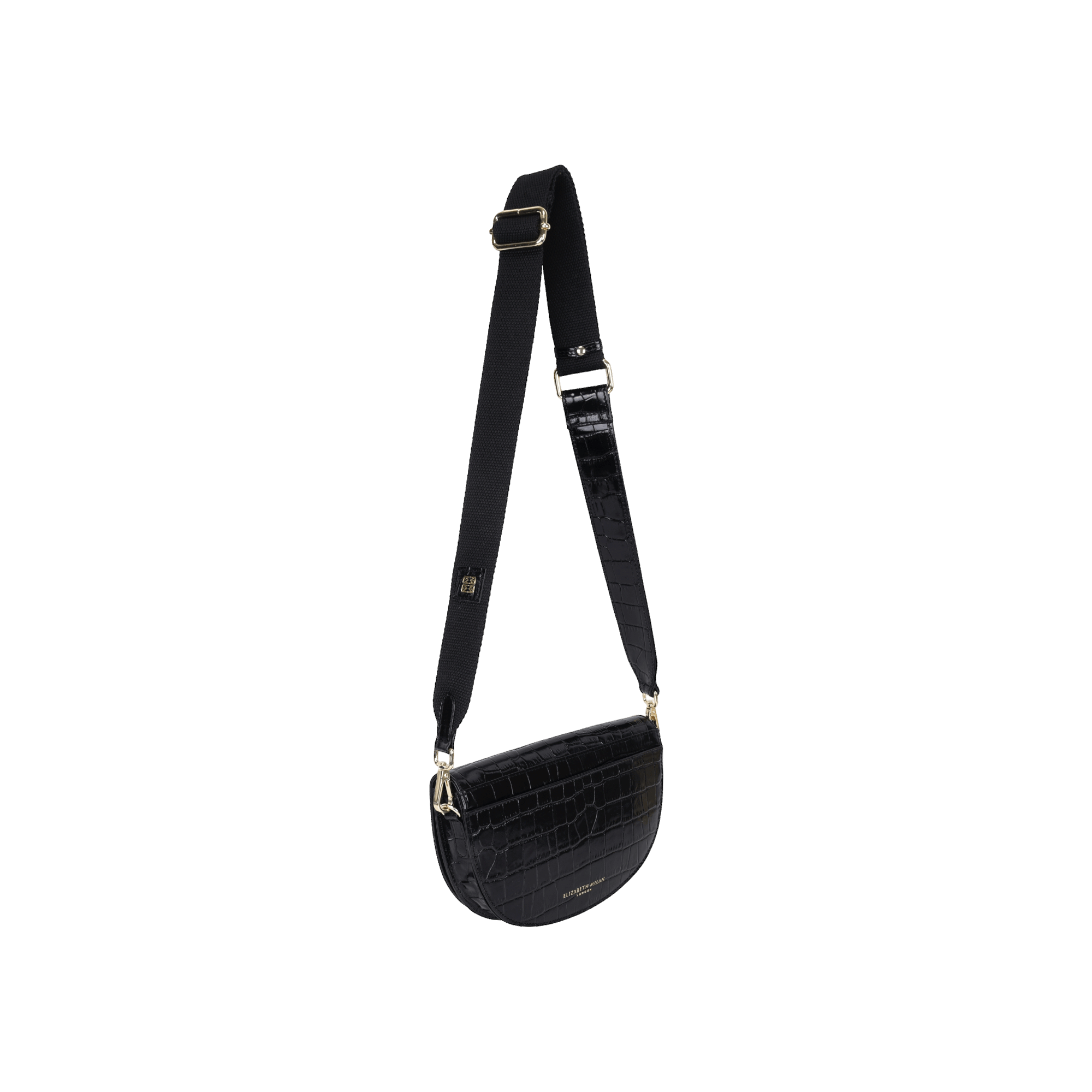 The Duchess Crossbody Clutch - Midnight Noire - Elizabeth Milan London