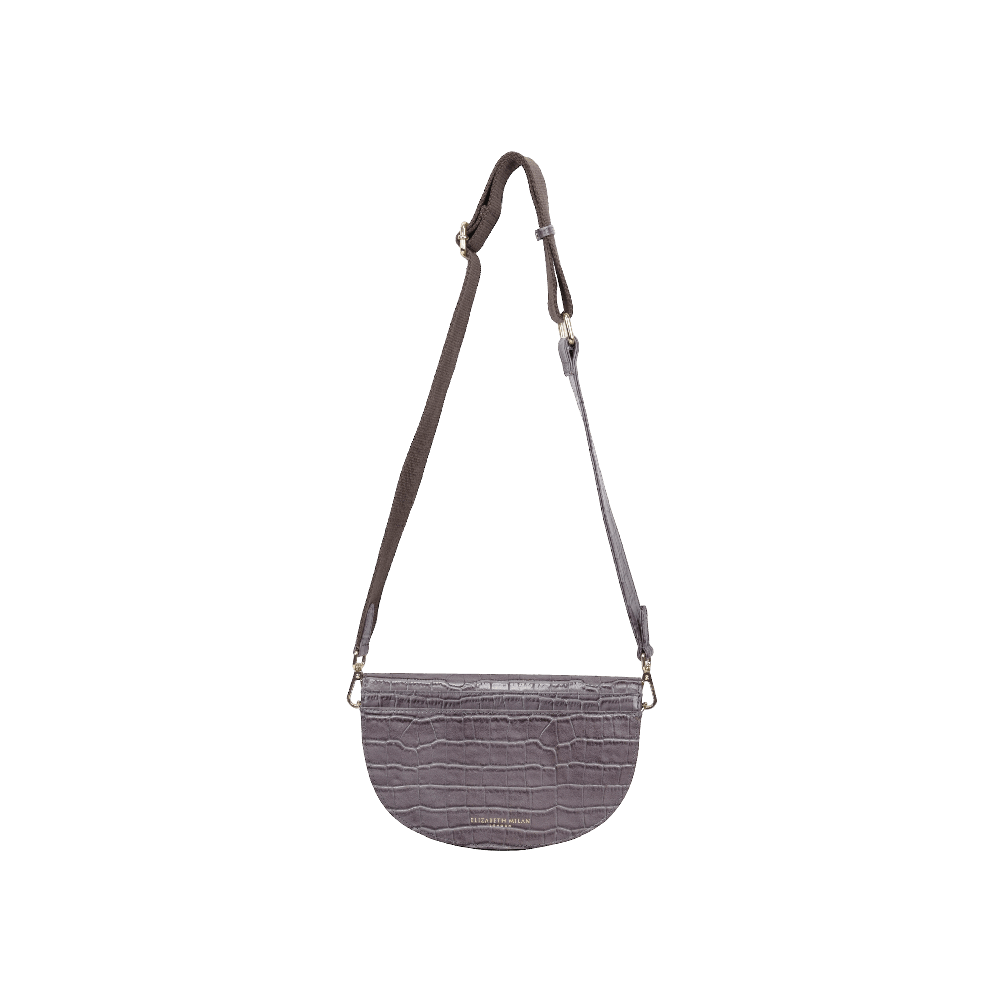 The Duchess Crossbody Clutch - Lavender Grey - Elizabeth Milan London