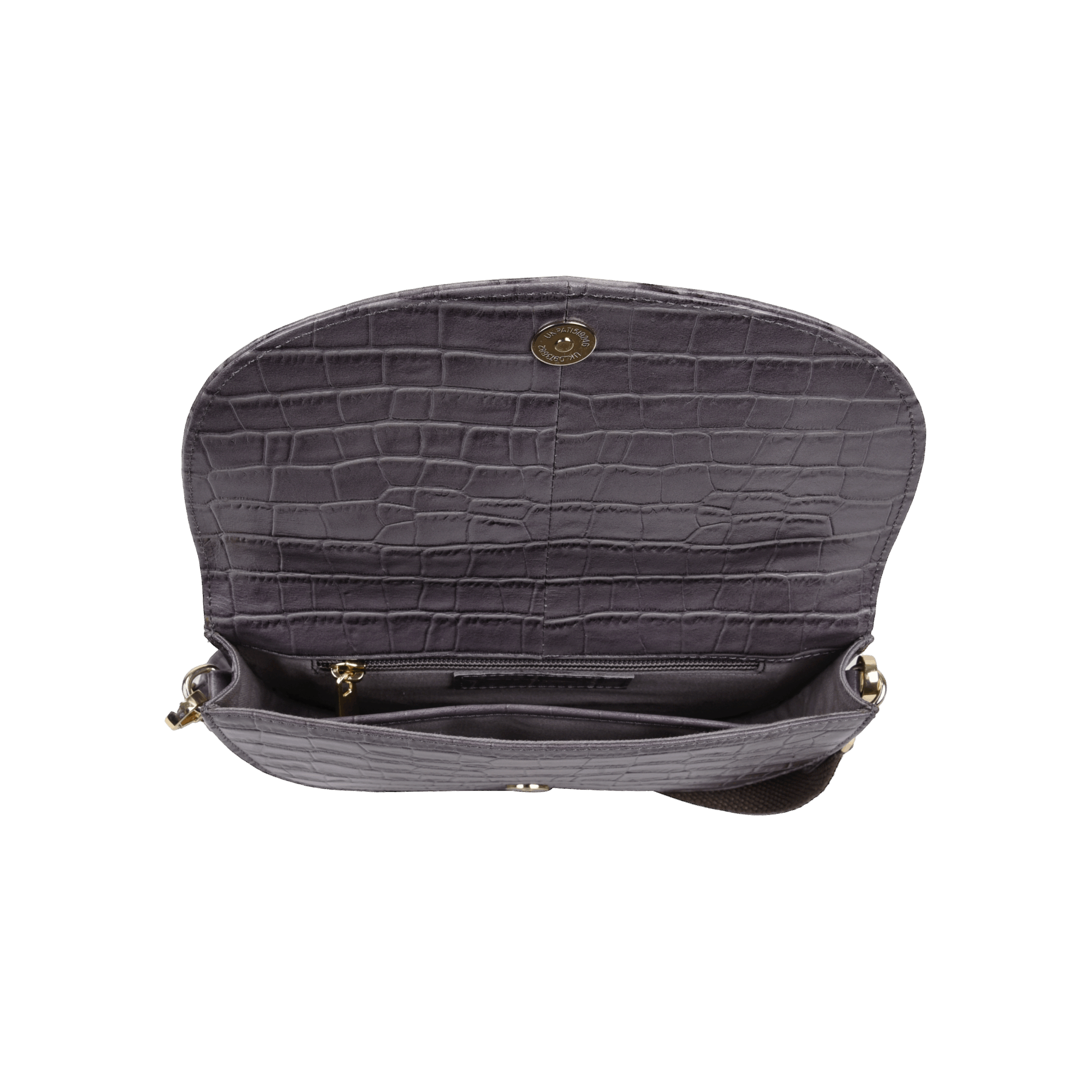 The Duchess Crossbody Clutch - Lavender Grey - Elizabeth Milan London