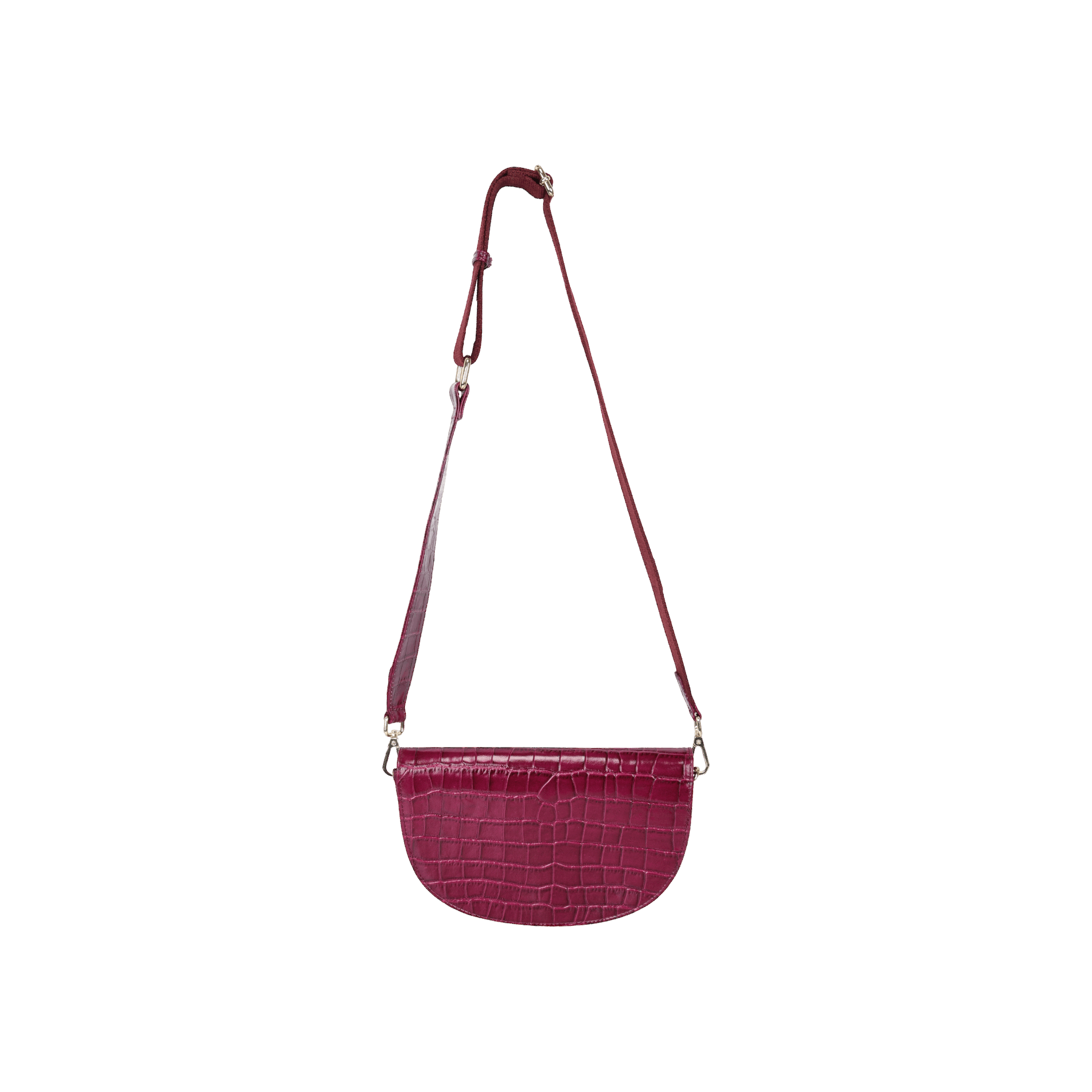 The Duchess Crossbody Clutch - Boysenberry - Elizabeth Milan London