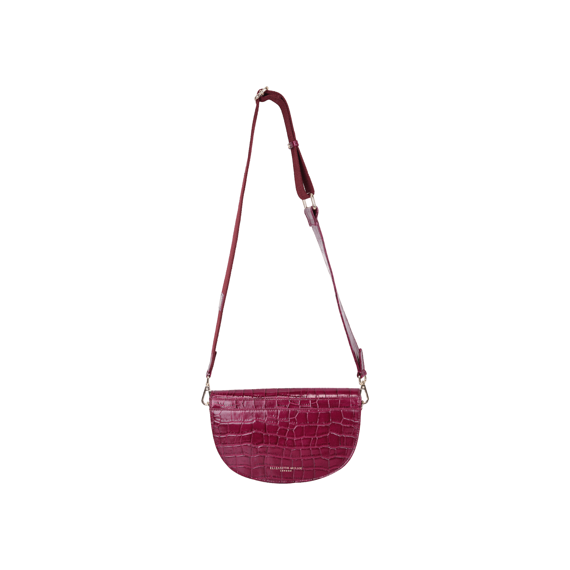 The Duchess Crossbody Clutch - Boysenberry - Elizabeth Milan London