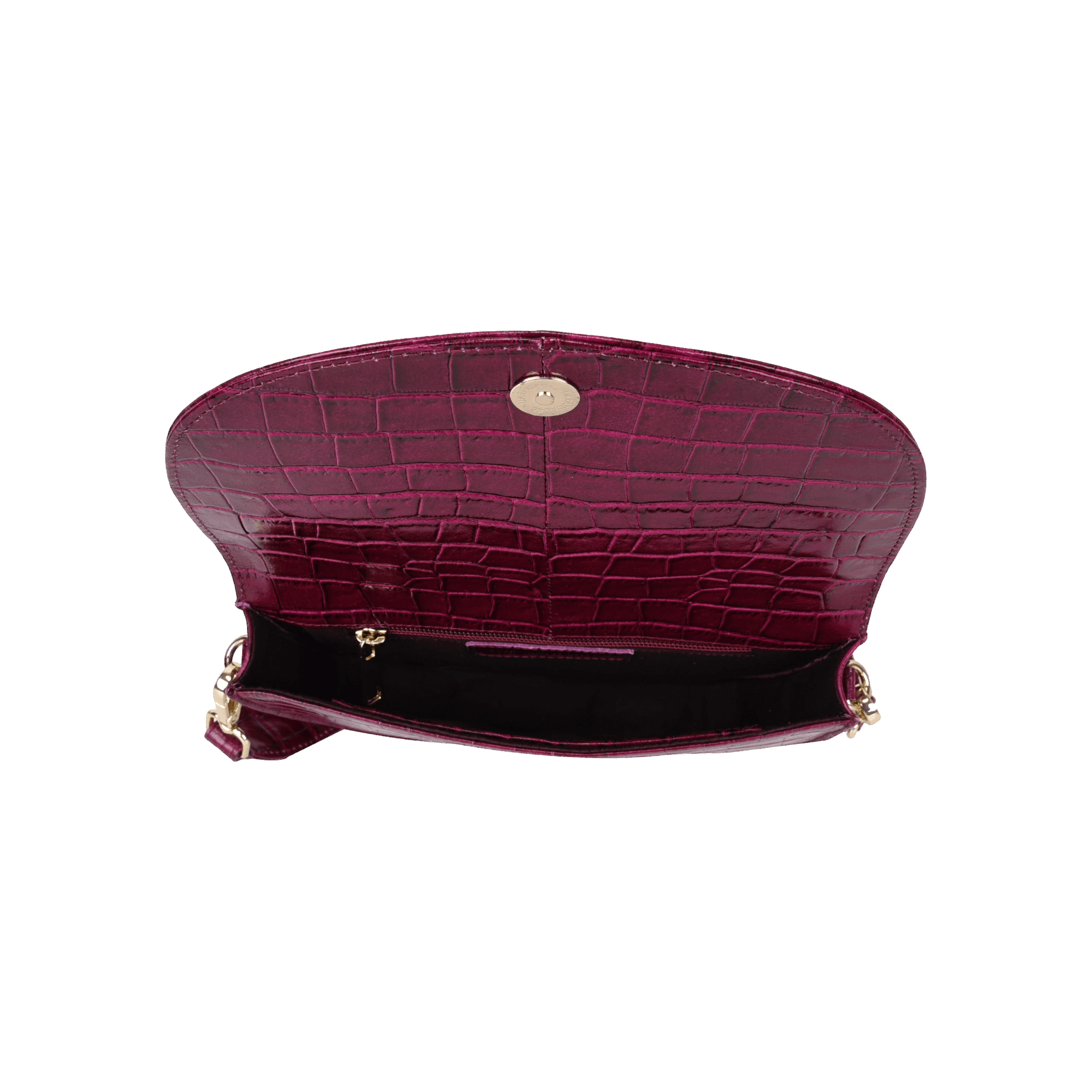 The Duchess Crossbody Clutch - Boysenberry - Elizabeth Milan London