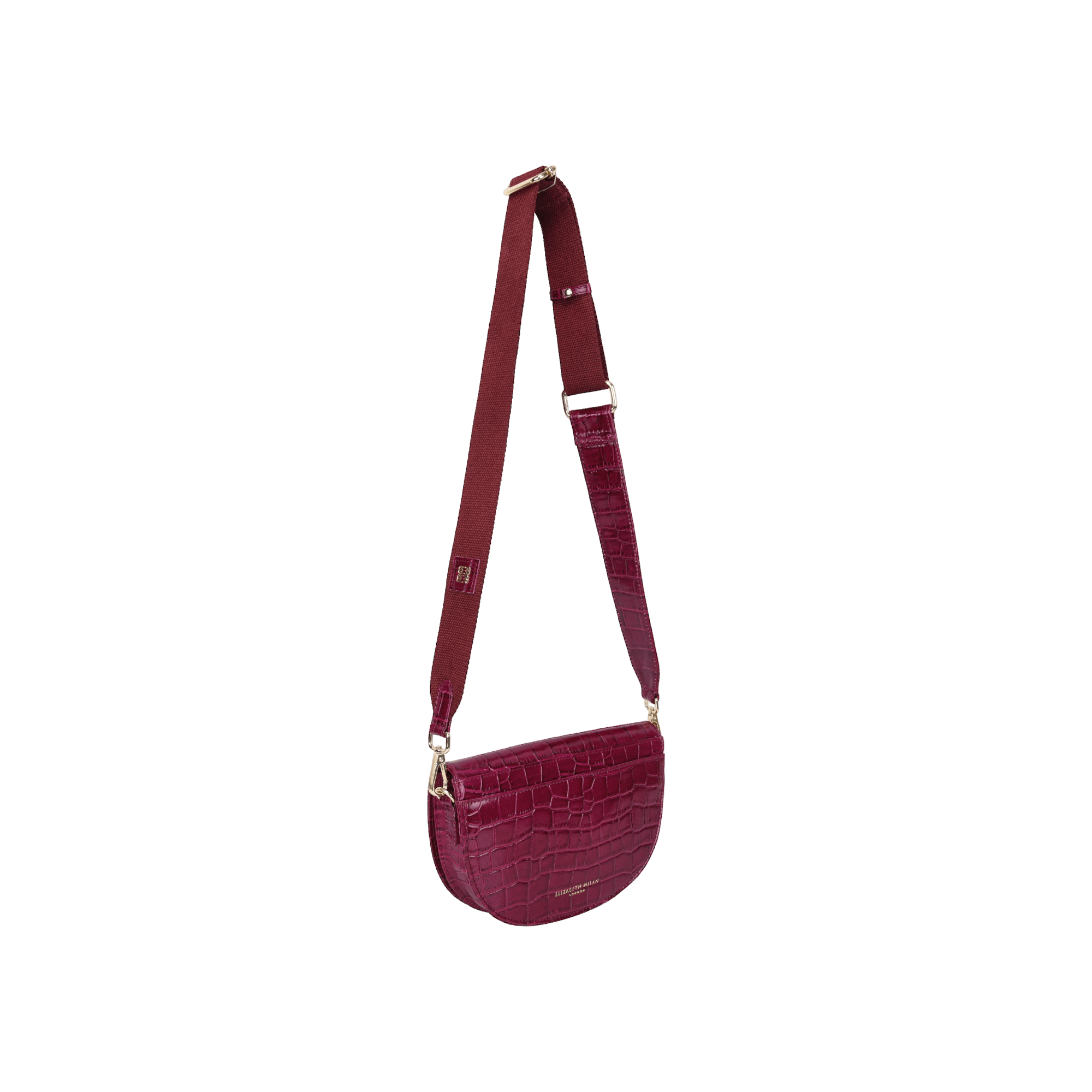 The Duchess Crossbody Clutch - Boysenberry - Elizabeth Milan London