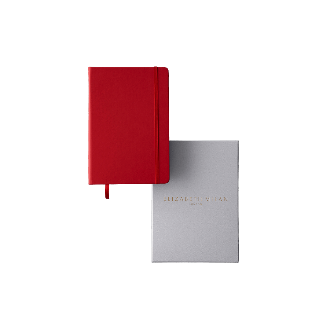 The Bloomsbury – The Contemporary Notebook – Scarlett Red - Elizabeth Milan London