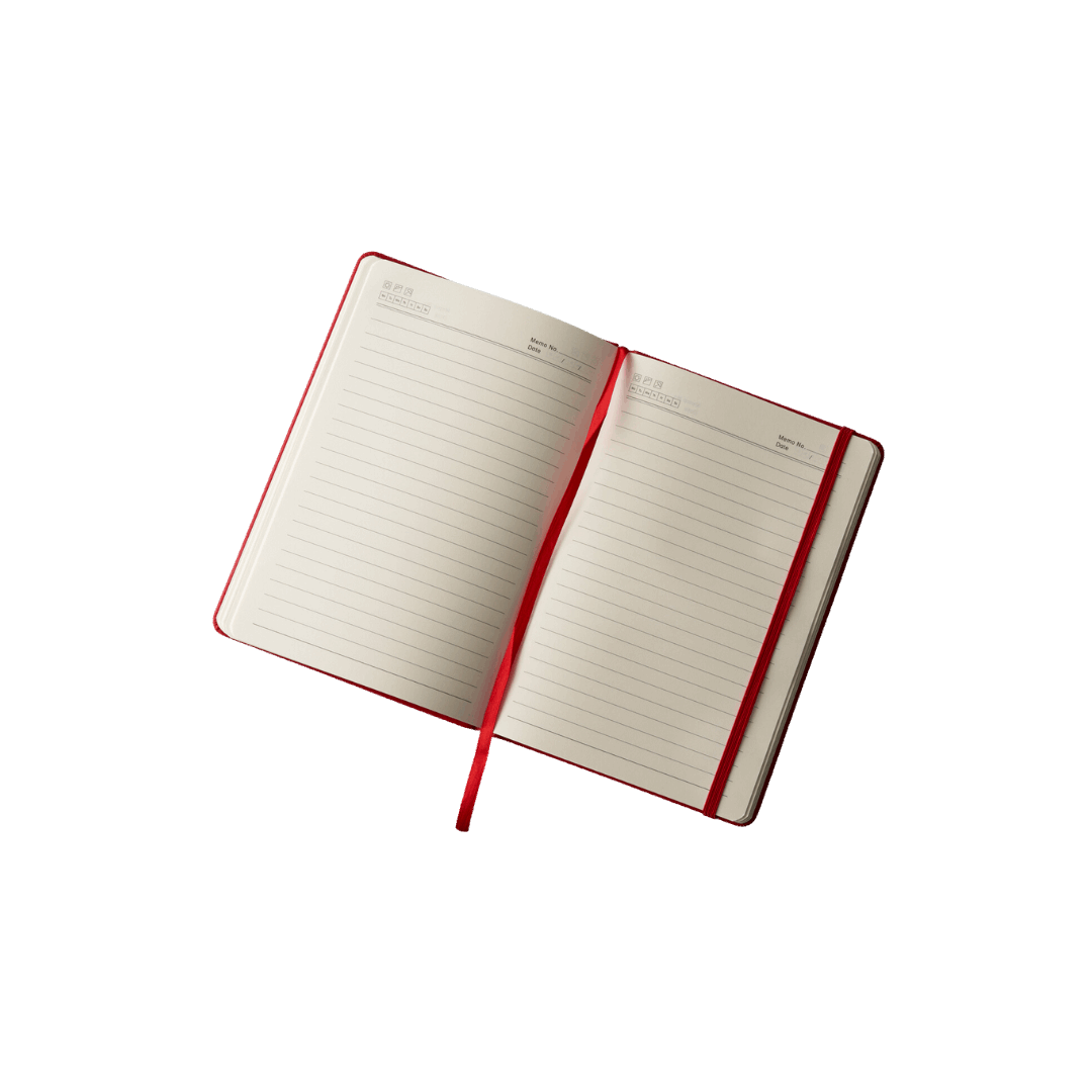 The Bloomsbury – The Contemporary Notebook – Scarlett Red - Elizabeth Milan London