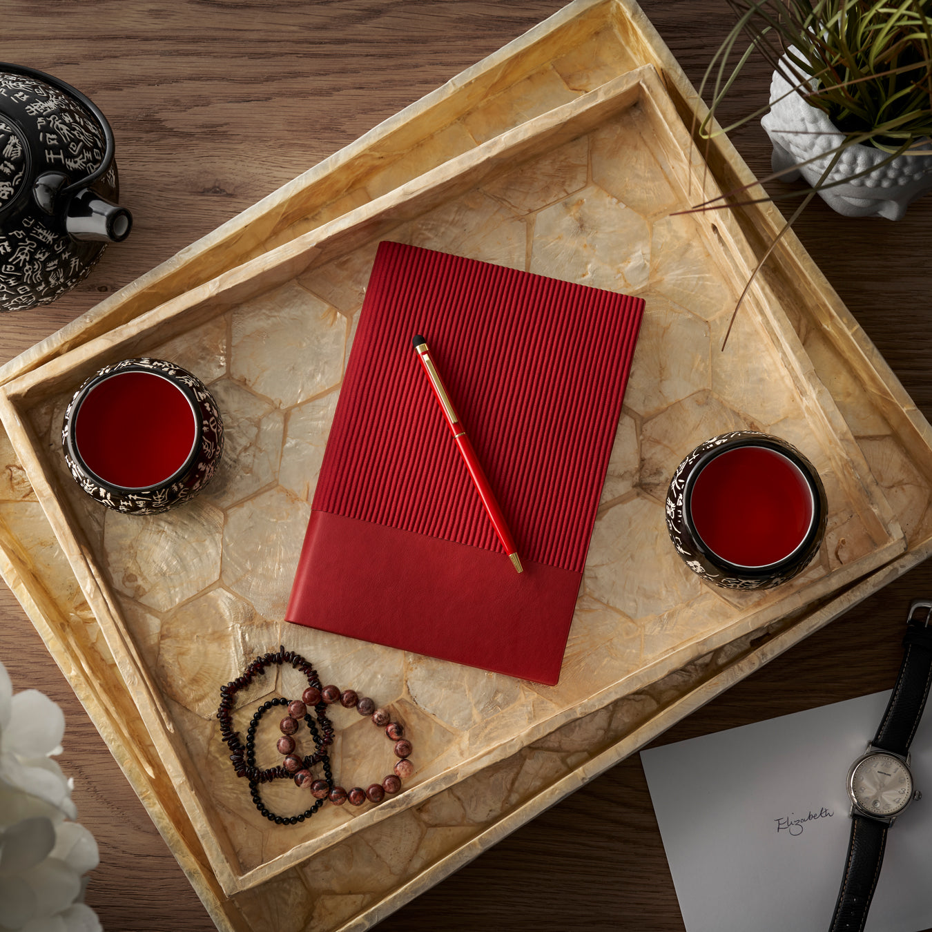 The Fitzroy – The Luxury Notebook – Crimson Red