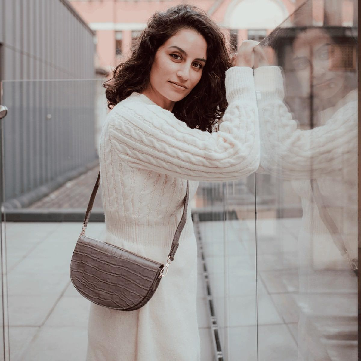 The Duchess Crossbody Clutch - Lavender Grey - Elizabeth Milan London