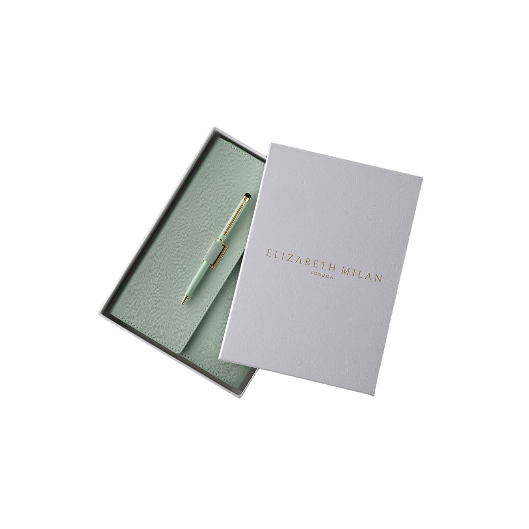 The Langham – The Timeless Planner – Mint Green - Elizabeth Milan London