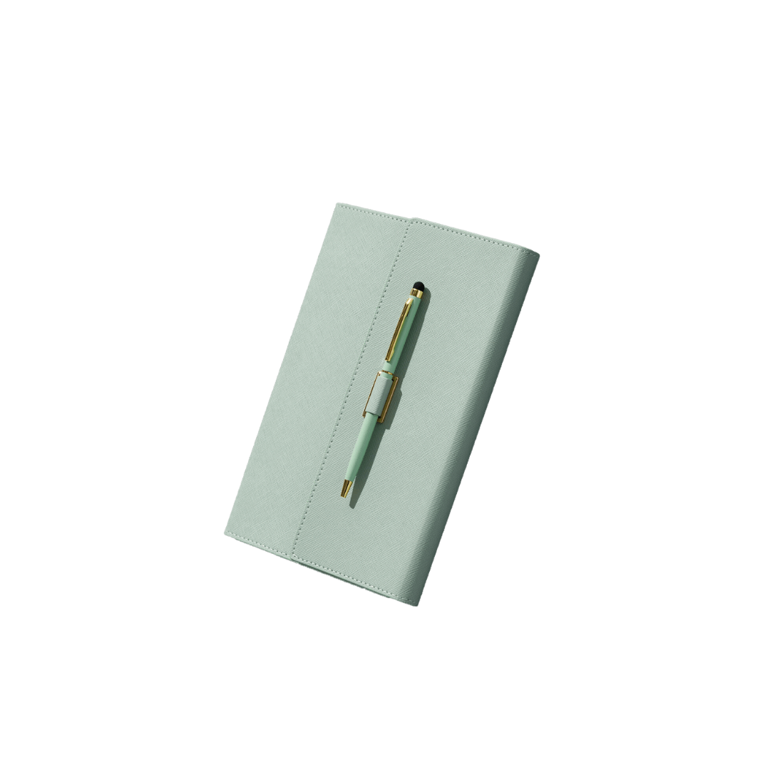 The Langham – The Timeless Planner – Mint Green - Elizabeth Milan London